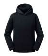 265B Russell Athletic Kids Authentic Hooded Sweatshirt Black colour image